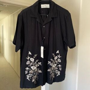 Abercrombie Men’s Summer Linen Embroidered Top